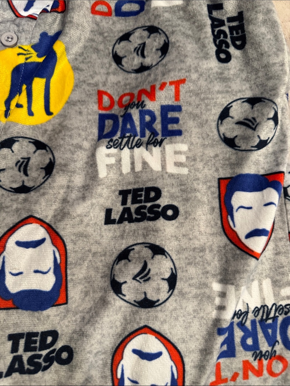 officially licensed Ted Lasso lounge pants Men’s Large New